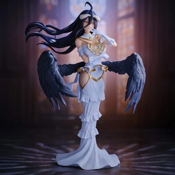 Figurine Albedo – Overlord – Robe Blanche 20 cm | Édition Élégance Ainz Ooal Gown