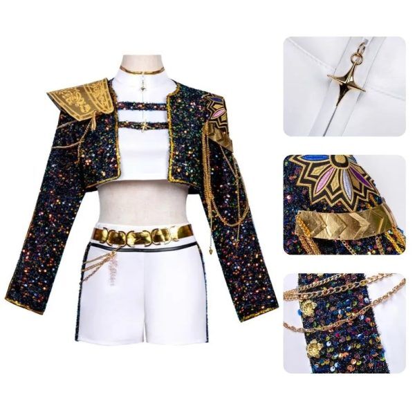 Costume Enfant Rumi KPOP Demon Hunter Costume Enfant Rumi KPOP Demon Hunter