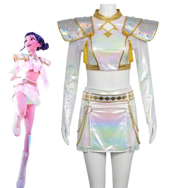 Costume Zoey K-pop Demon Hunters – Tenue Cosplay Enfant Fille Costume Zoey K-pop Demon Hunters