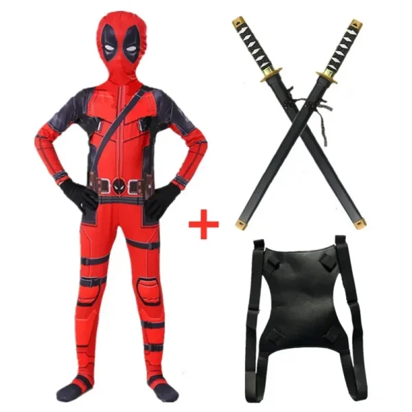 Déguisement Deadpool pour Enfant - Héroïque & Pratique