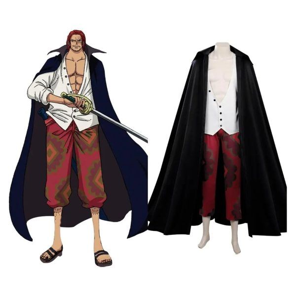 Costume de Shanks le Roux Ultra Réaliste