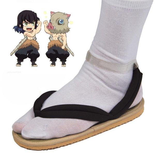 Geta Demon Slayer Chaussures Inosuke Hashibira
