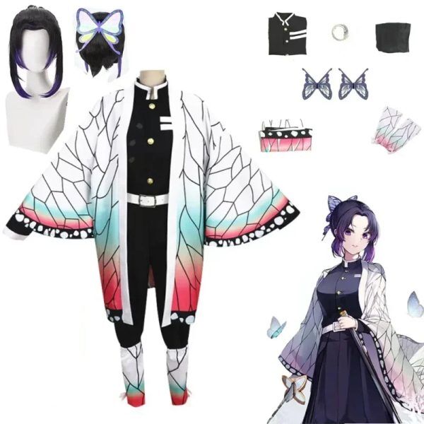 Cosplay Shinobu Kocho Complet Cosplay Demon Slayer