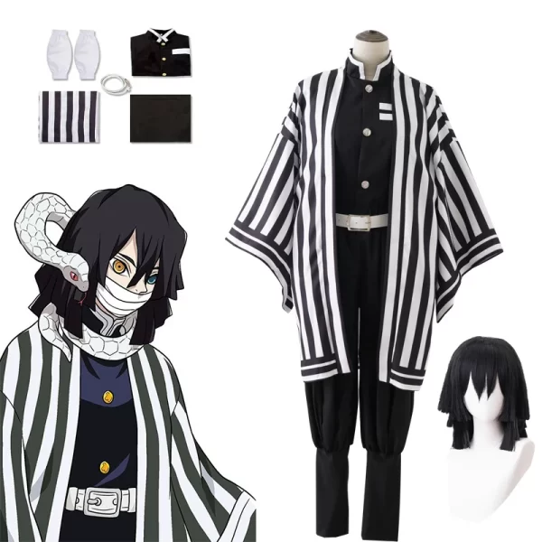 Cosplay Obanai Iguro Cosplay Demon Slayer