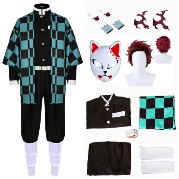 Cosplay ‎Kimetsu no Yaiba Cosplay Tanjiro Kamado