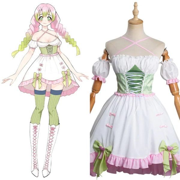 Robe Kawaii Roji Mitsuri Costume Demon Slayer