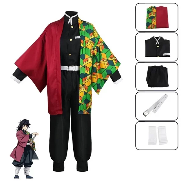 Haori Giyu Tomioka Cosplay Kimetsu No Yaiba