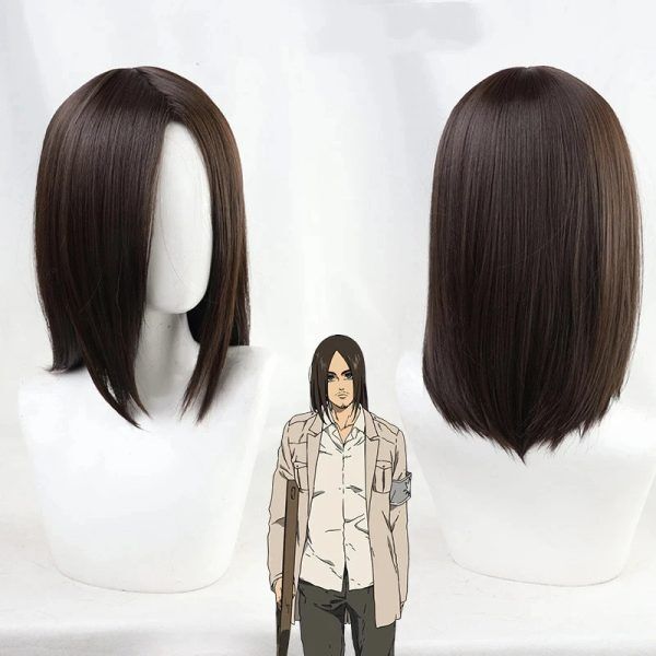 Perruque Eren Jaeger Cosplay Attack on Titan