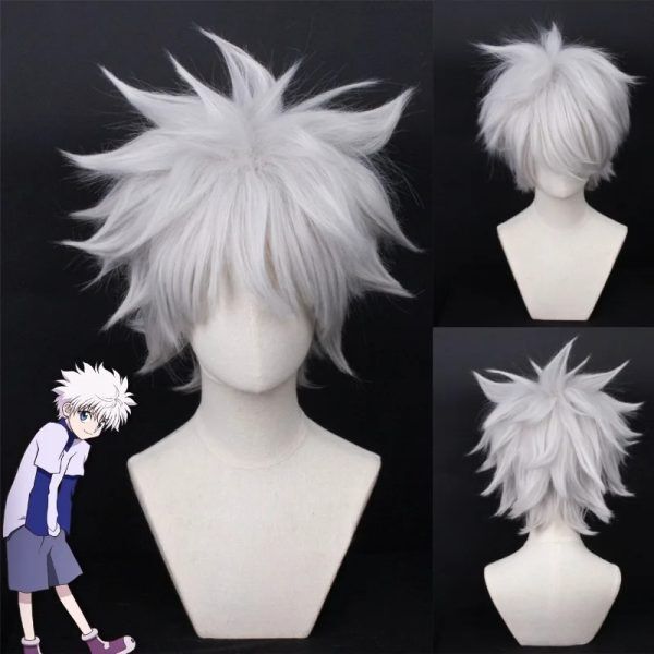 Cosplay Hunter X Hunter Perruque Killua Zoldyck