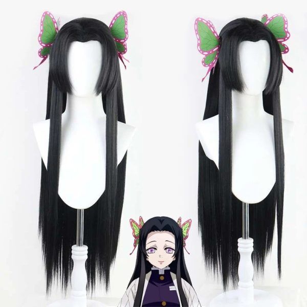 Perruque Kanae Kocho Cosplay Demon Slayer