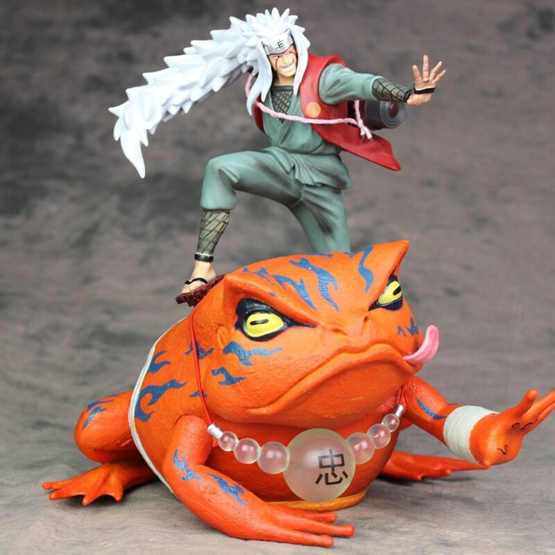 Figurine Naruto Jiraiya et Gamabunta