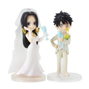 Figurine One Piece Luffy and Boa Hancock Mariage