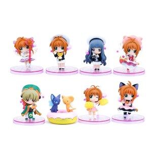 Figurine Cardcaptor Sakura 8 Pieces Cute
