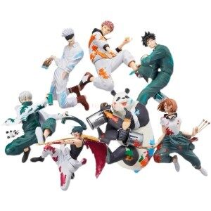 Figurine Panda Itadori Gojo Maki Toge Nobara Megumi Jujutsu Kaisen