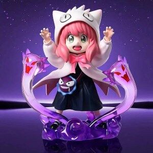 Figurine Anya Forger Cosplay Gengar Blanc