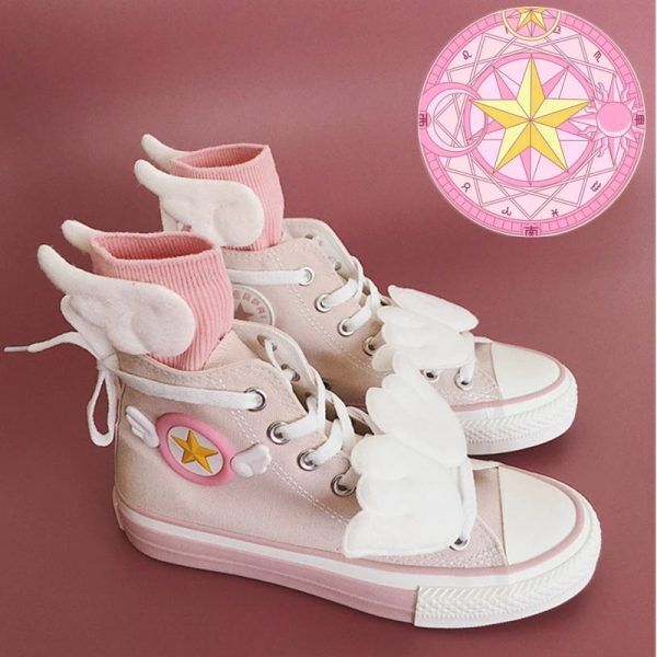 Chaussures Cardcaptor Sakura Cosplay Sakura Kinomoto