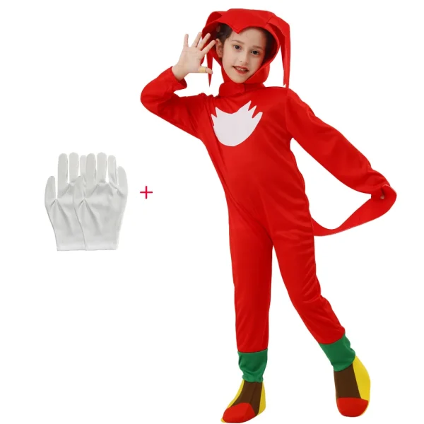 Kids Hedgehog Costume Jumpsuit Cosplay Sonic KIDS
