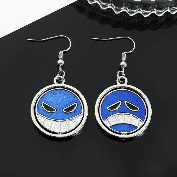 Boucles d'oreilles Double Tête Portgas D. Ace