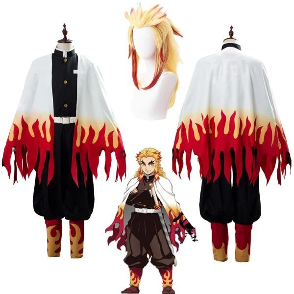 Cosplay ‎Demon Slayer Cosplay Kyojuro Rengoku