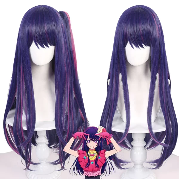 Perruque Ai Hoshino Cosplay Oshi no Ko