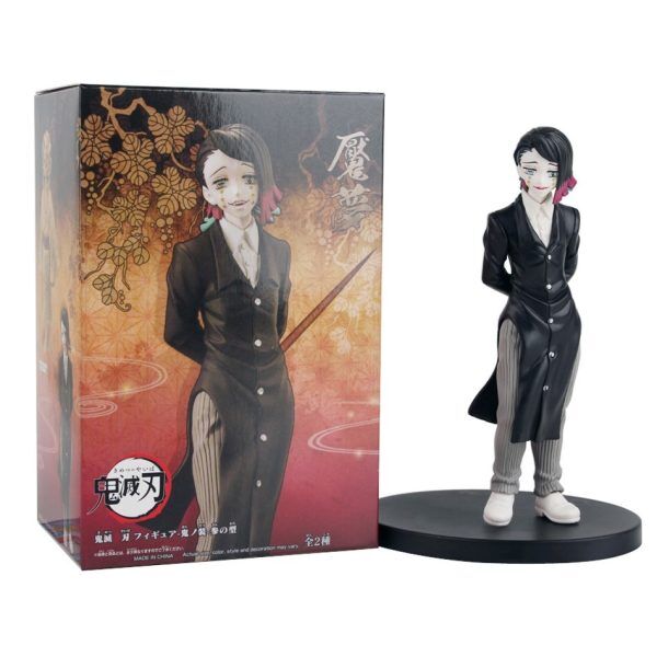 Figurine Manga Demon Slayer Enmu mesure 16 cm de hauteur et est en PVC. Elle est finement sculptée pour représenter fidèlement les traits du personnage, y compris son visage, ses vêtements et ses accessoires