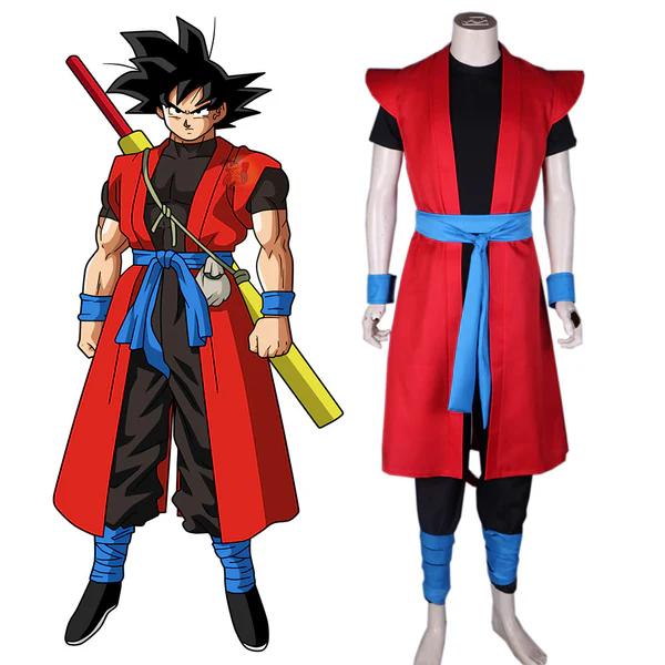 Cosplay Dragon Ball Cosplay Goku Xeno Ssj3 Bleu SDBH