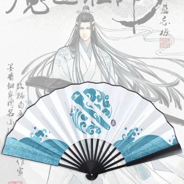 Éventail Lan Wangji Accessoires Mo Dao Zu Shi