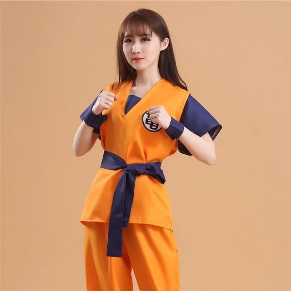 Cosplay Dragon Ball Costume Goku Pour Femme