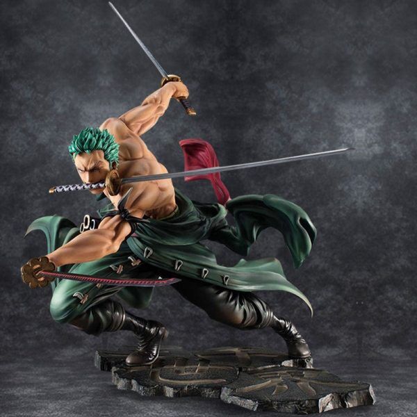 Figurine Manga One Piece Figurine Zoro Trois Couteaux