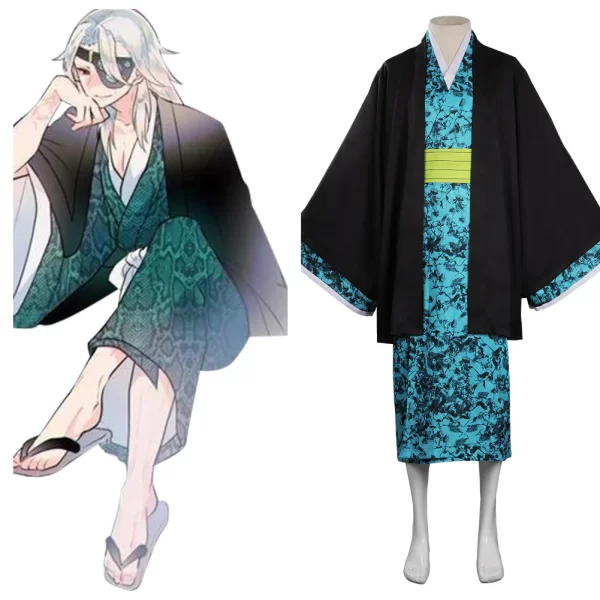 Cosplay Kimetsu no Yaiba Kimono Uzui Tengen