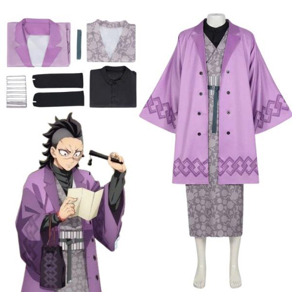 Costum Demon Slayer Cosplay Genya Shinazugawa