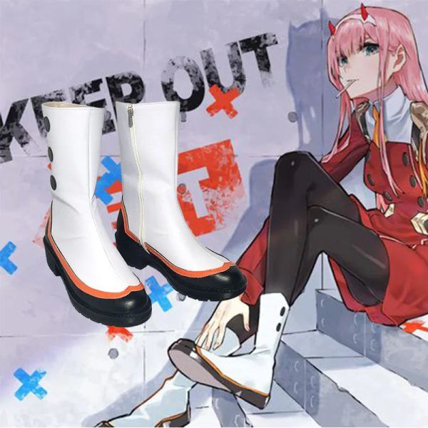 Bottes Zero Two Chaussures de Cosplay Darling in the Franxx