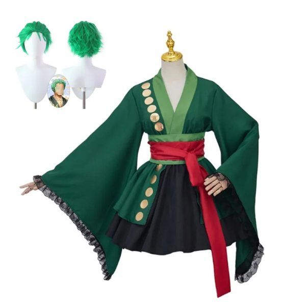 Cosplay Roronoa Zoro - Robe Kimono Wano