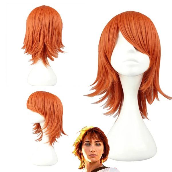 Perruque courte Nami orange