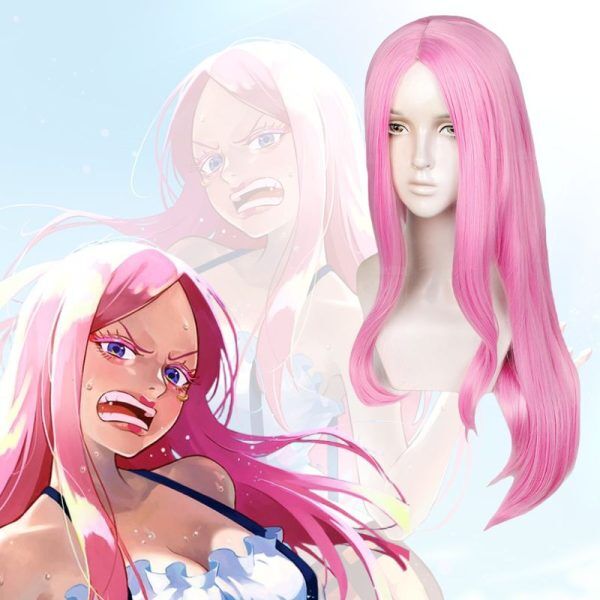 Perruque Rose de Cosplay Jewelry Bonney