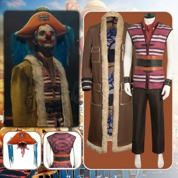 Cosplay Complet de Baggy le Clown One Piece