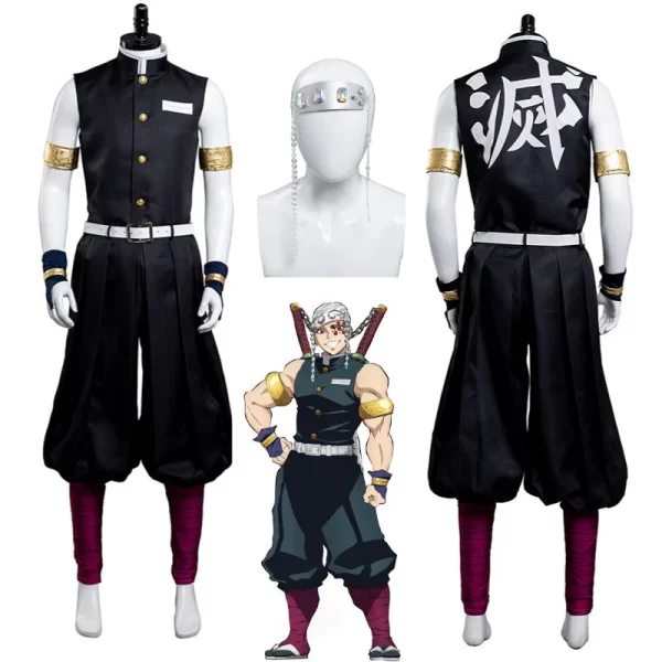 Cosplay Tengen Uzui Costum Demon Slayer