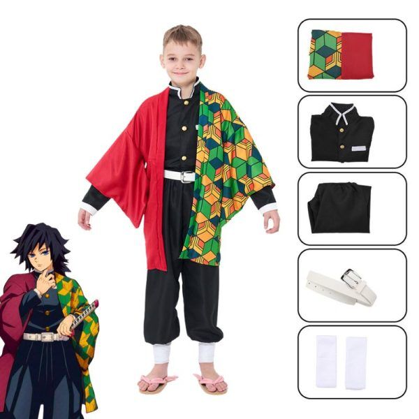 Cosplay Tomioka Giyu Cosplay Demon Slayer Enfants