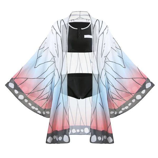 Cosplay Shinobu Kocho Costume de bain Demon Slayer