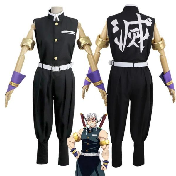 Cosplay Tengen Uzui Cosplay Demon Slayer Enfants