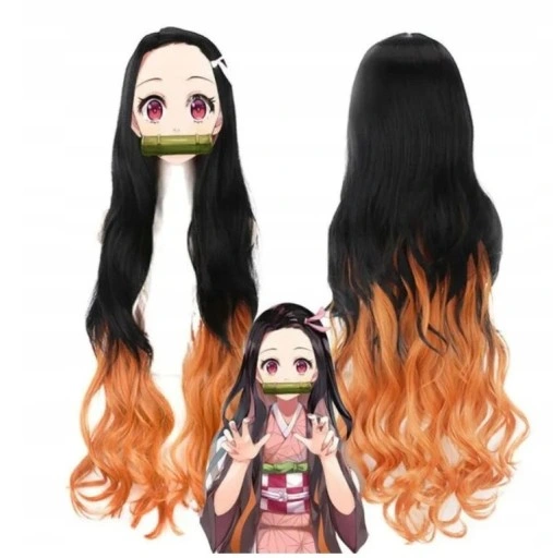 Cosplay Demon Slayer Perruque Nezuko Kamado