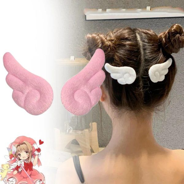 Épingle à cheveux en peluche Sakura Kinomoto