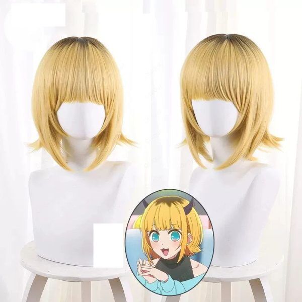 Perruque Mem-Cho Cosplay Oshi no Ko