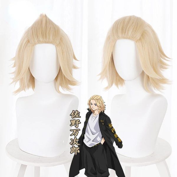 Perruque Manjiro Sano Cosplay Tokyo Revengers