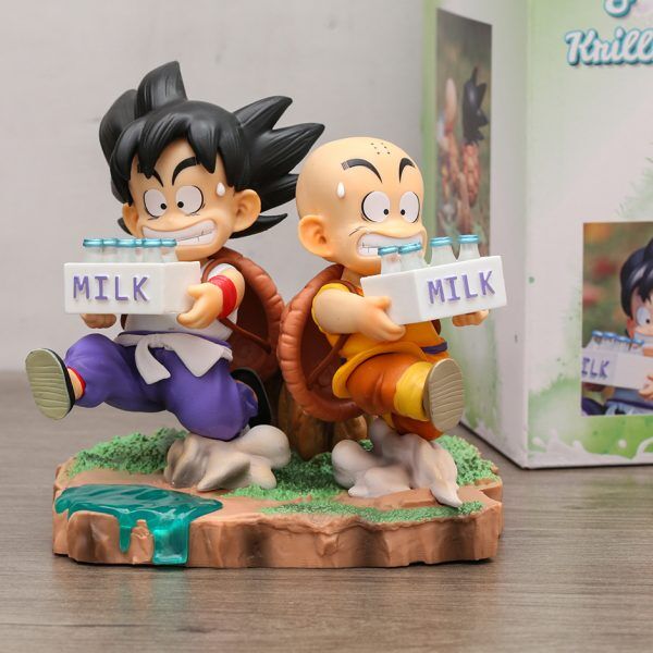 Figurine Anime Dragon Ball Goku et Krilin Milk Delivery