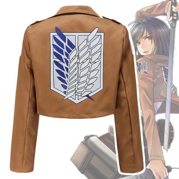Jacket Mikasa Ackerman Cosplay Attack on Titan