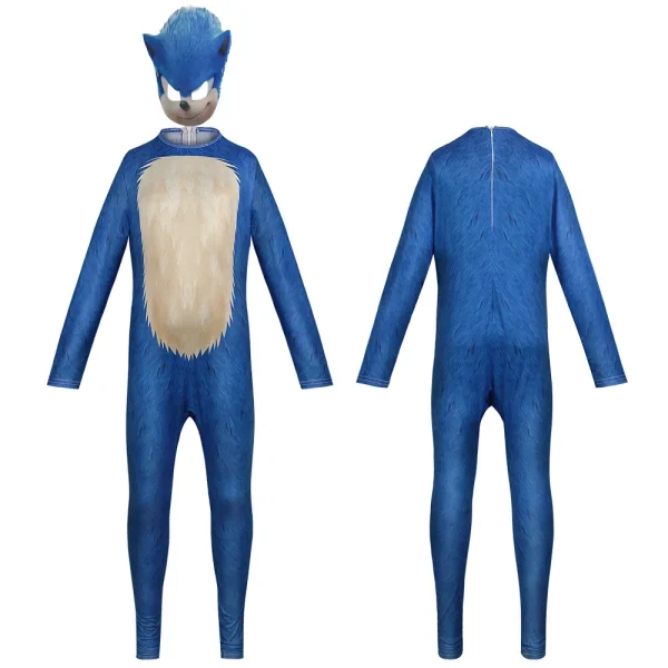 Kids Hedgehog Costume Jumpsuit Cosplay Sonic KIDS