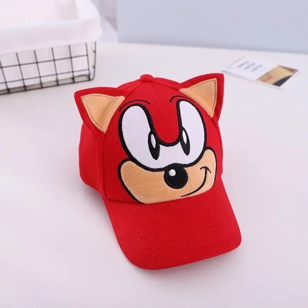 Cartoon Sonic Cosplay Baseball Caps