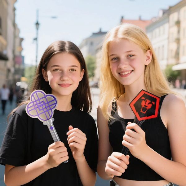 Bâton lumineux LED KPOP Demon Hunter – Lightstick HUNTR/X & Saja Boys Inspiré du Film