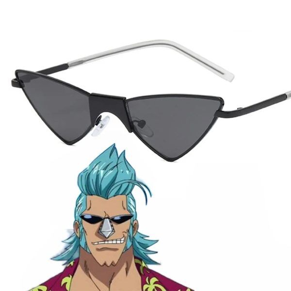 Lunettes Noires Triangulaires de Franky